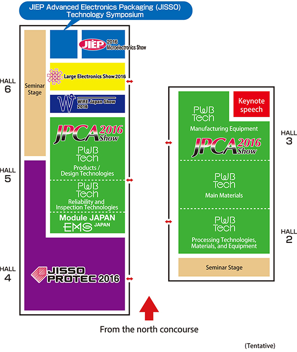 layout of exhibition